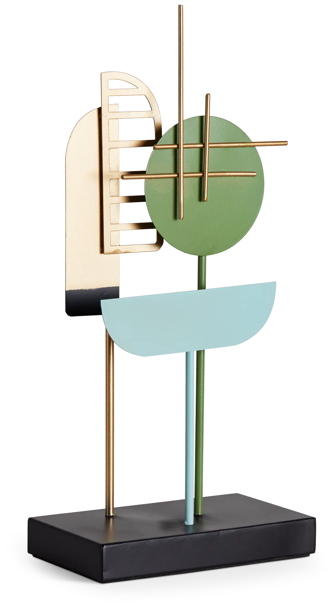 Fairplay Multicolored Metal Sculpture