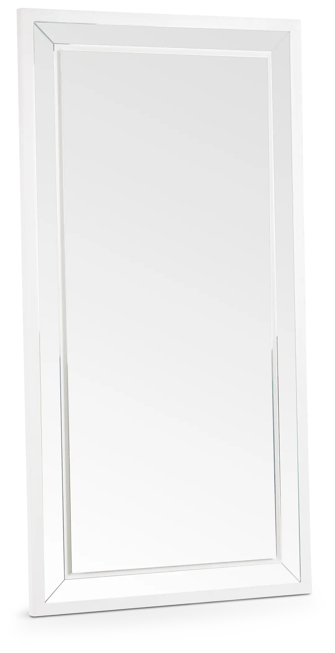 Bal Harbour White Floor Mirror Bal Harbour White Floor Mirror