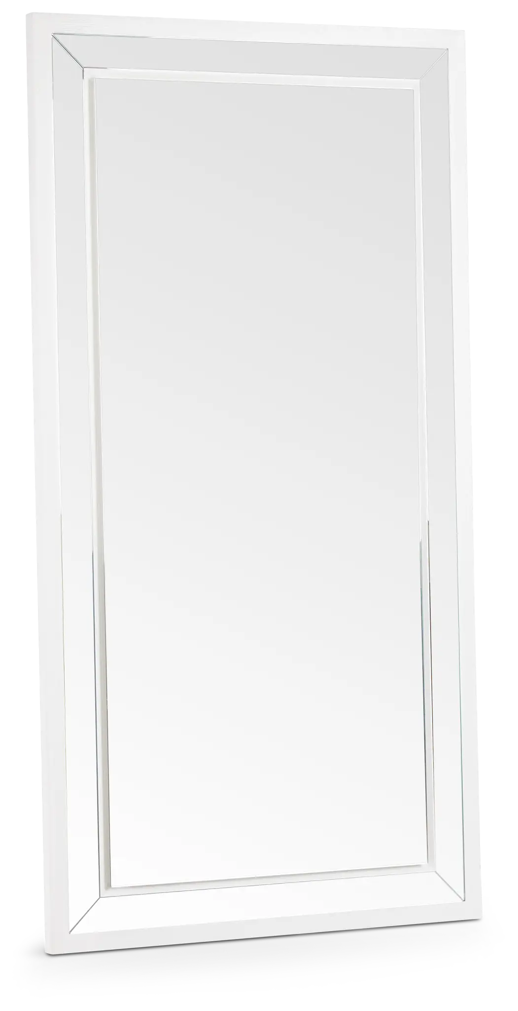Bal Harbour White Floor Mirror Bal Harbour White Floor Mirror