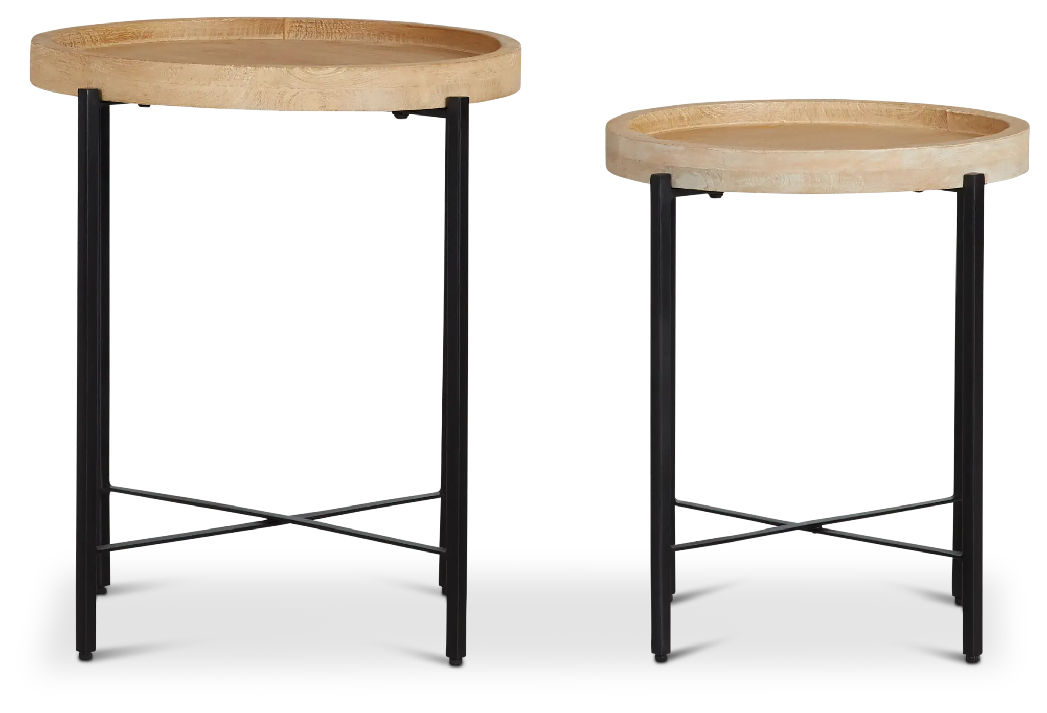Farida Wood Set Of 2 Accent Table Farida Wood Set Of 2 Accent Table