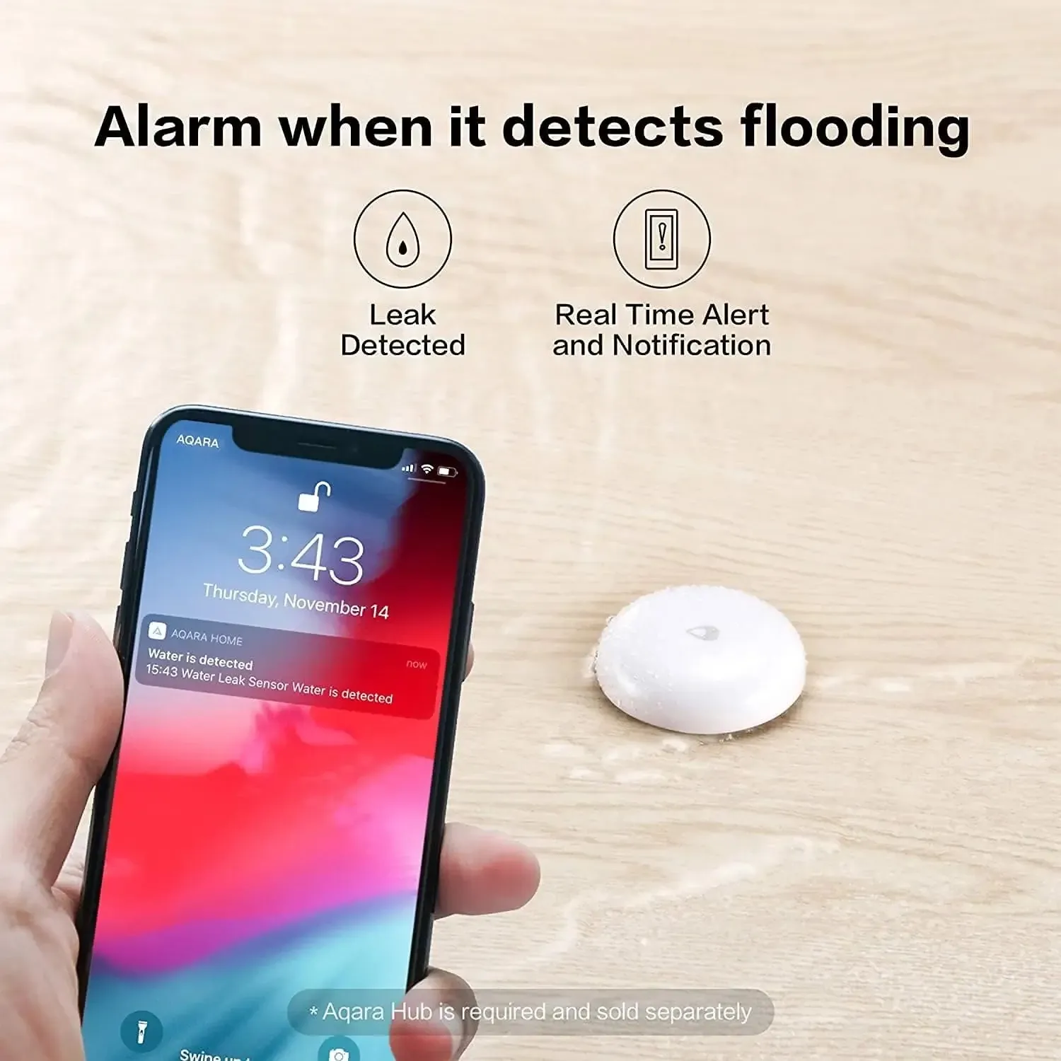 Aqara T1 Zigbee 3.0 Version White Water & Temperature Sensors