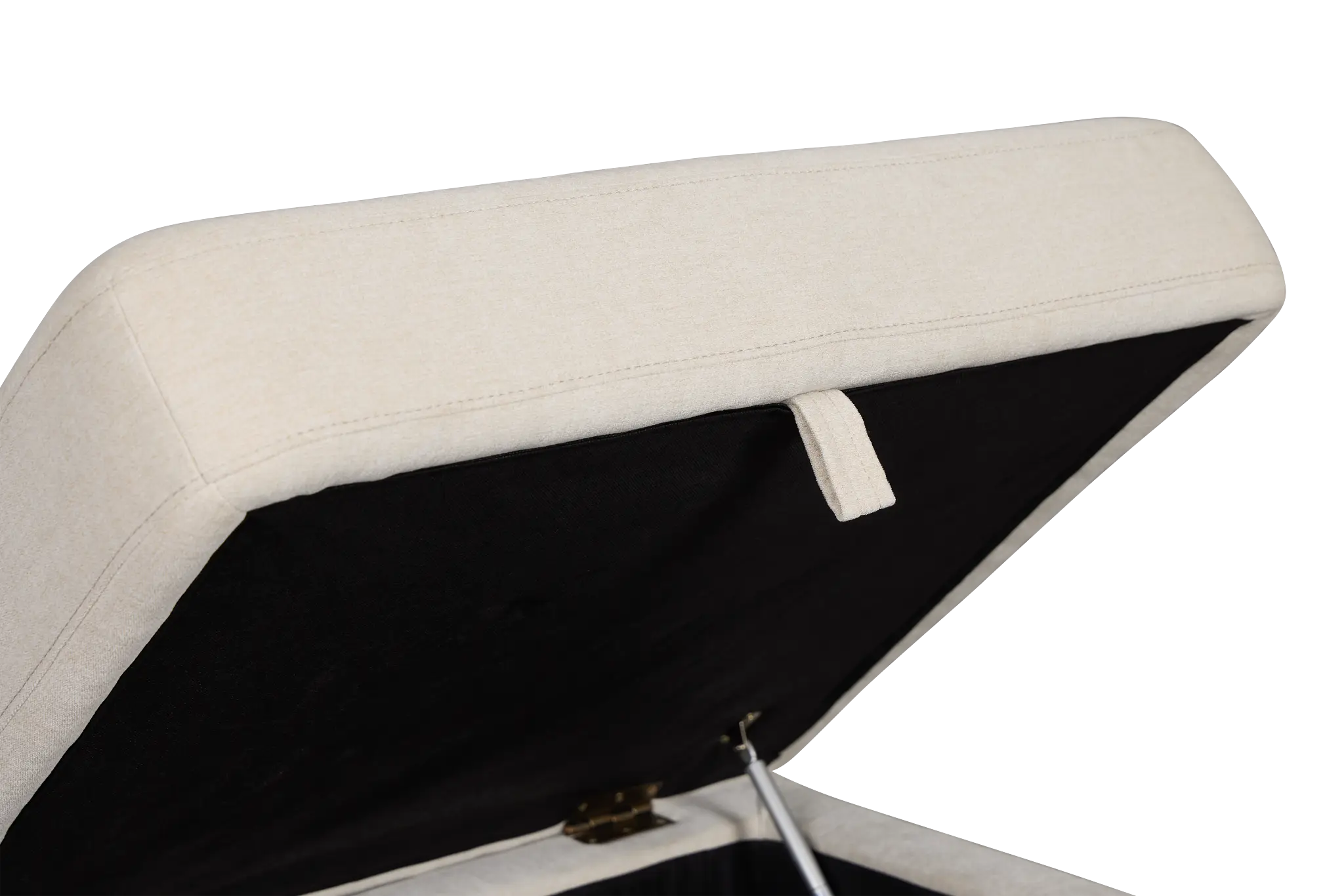 Addie Beige Fabric 6-piece Pit Storage Sectional Addie Beige Fabric 6-piece Pit Storage Sectional