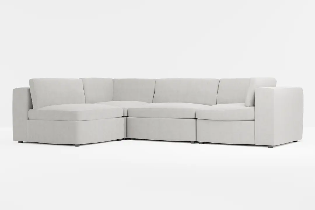 Destin Maguire Gray Fabric 4-piece Modular Sectional Destin Maguire Gray Fabric 4-piece Modular Sectional