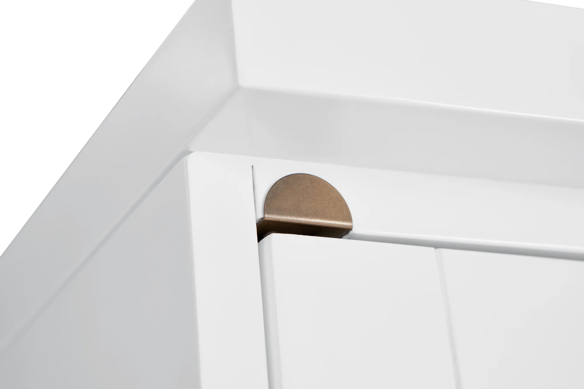 Newport White Large Drawer Entertainment Wall