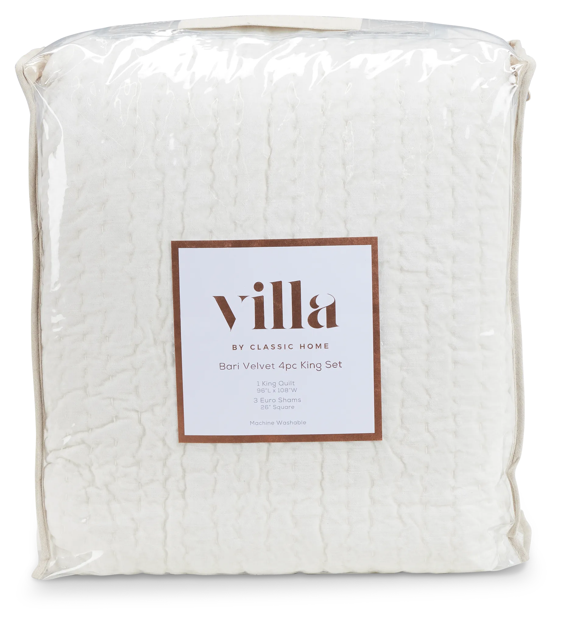 Barin White Coverlet Set