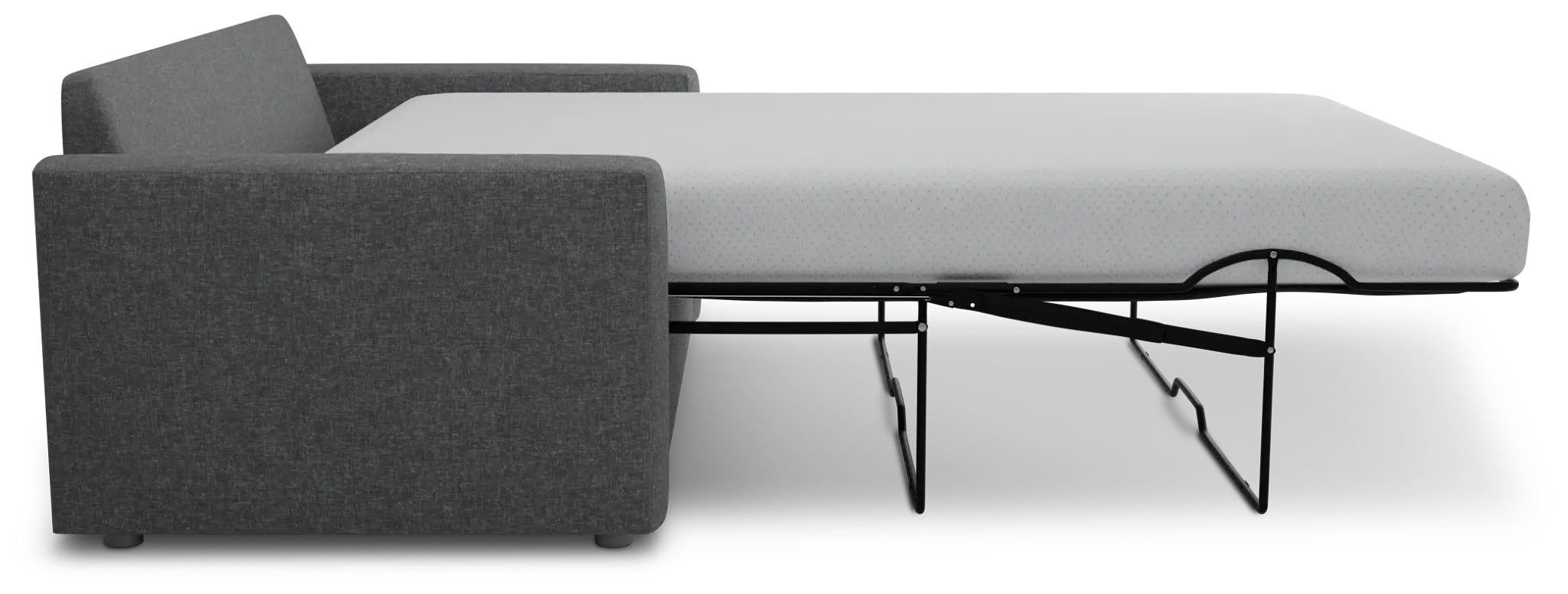 Siesta Delray Dark Gray Small Memory Foam Sleeper Siesta Delray Dark Gray Small Memory Foam Sleeper