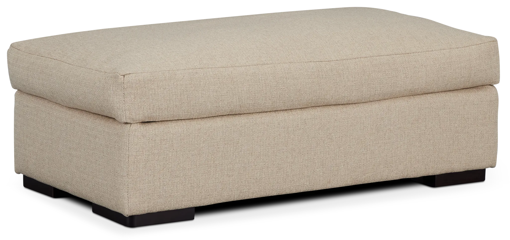 Veronica Khaki Down Ottoman