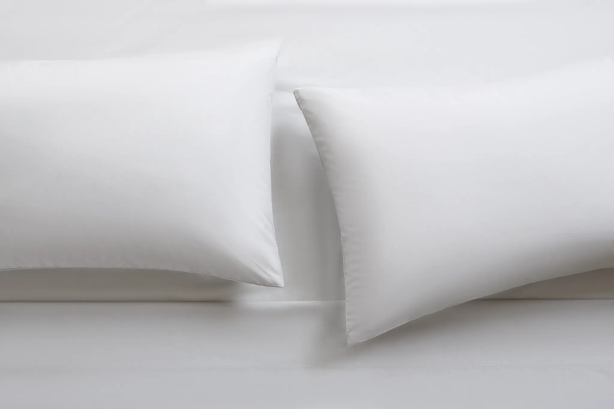 Rest & Renew Percale Cotton Gray 200 Thread Set Of 2 Pillowcases