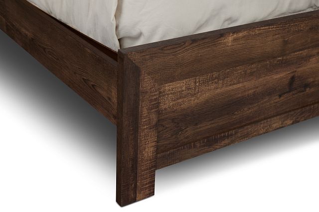 Ollie Dark Tone Panel Bed