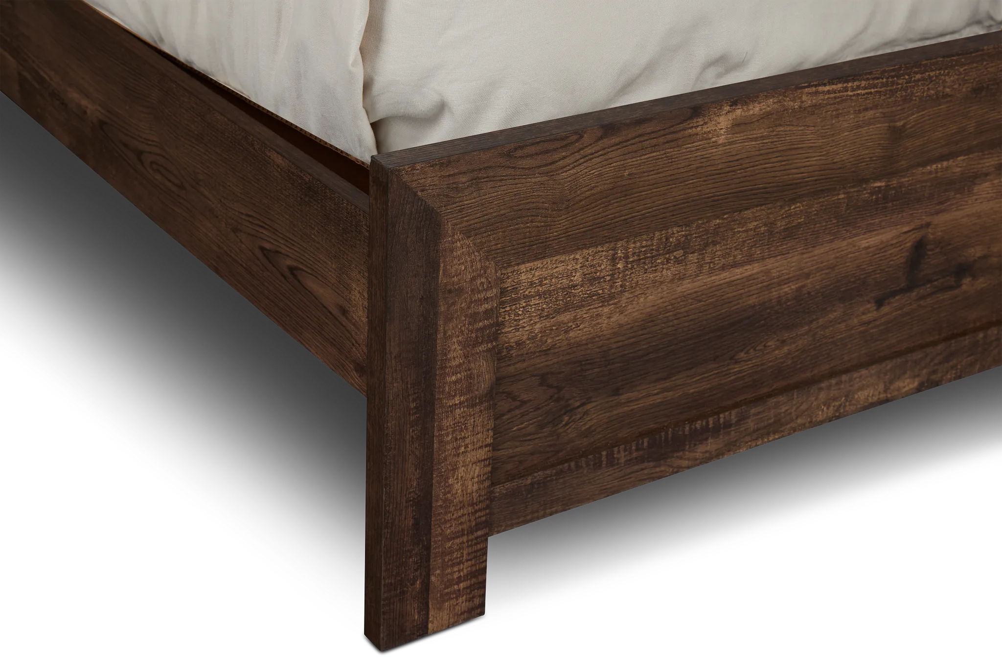 Ollie Dark Tone Panel Bed