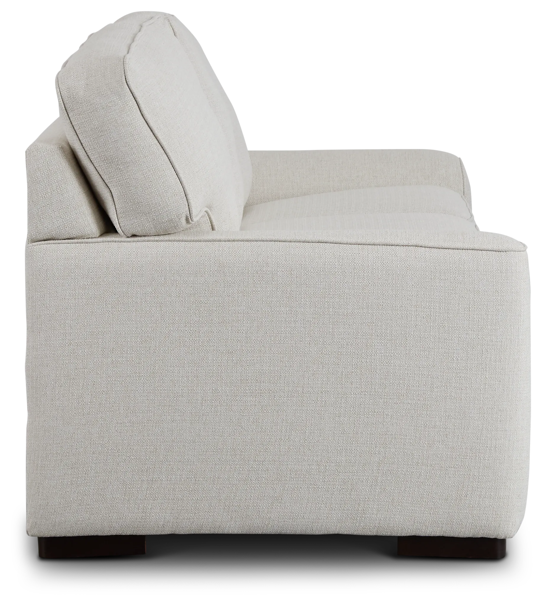 Austin White Fabric Memory Foam Sleeper