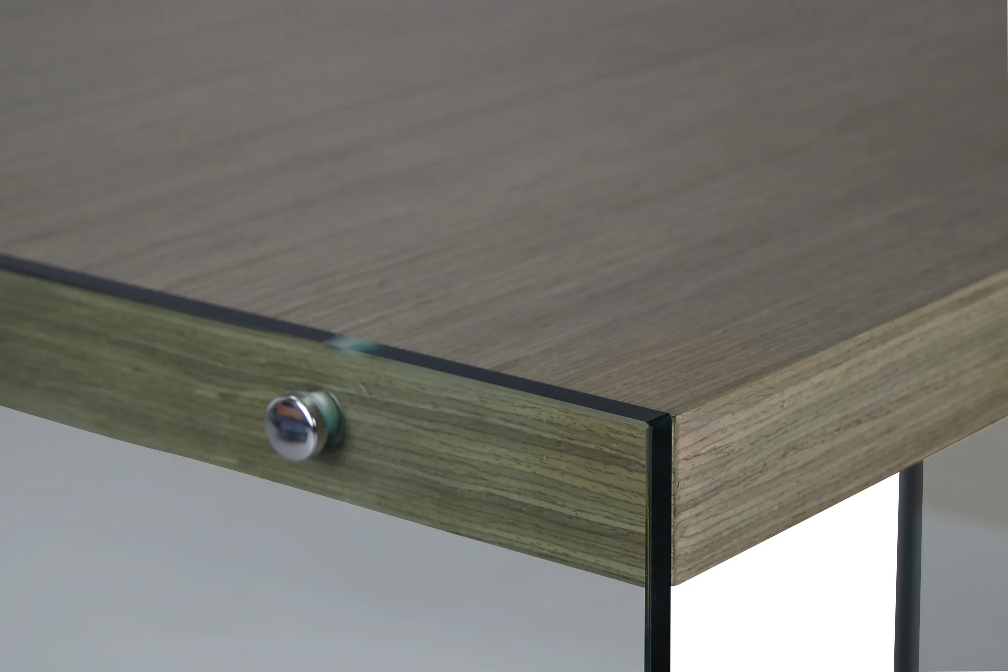 Olympia Gray Large L Desk