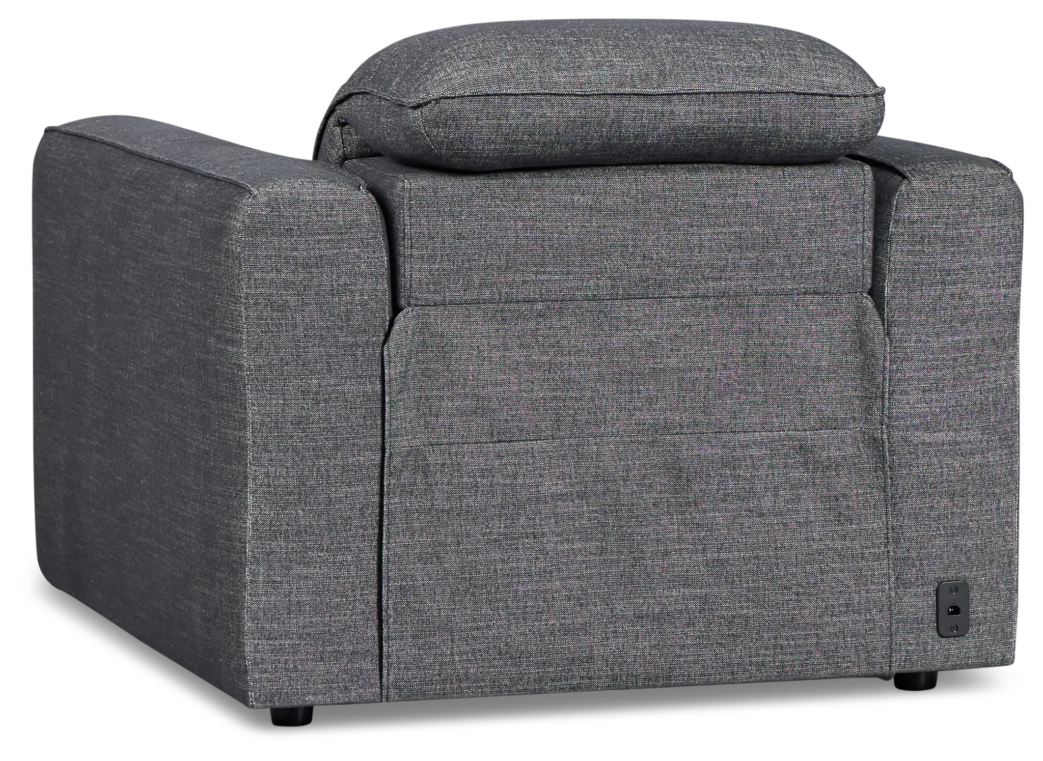 Ryland Dark Gray Fabric Power Recliner With Power Headrest Ryland Dark Gray Fabric Power Recliner With Power Headrest