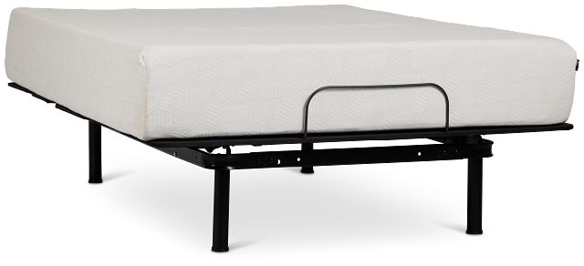 Rest & Renew By Zinus Gel Memory Foam Mattress 12" Medium Slat Adjustable Mattress Set