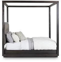 Madden Gray Uph Canopy Bed