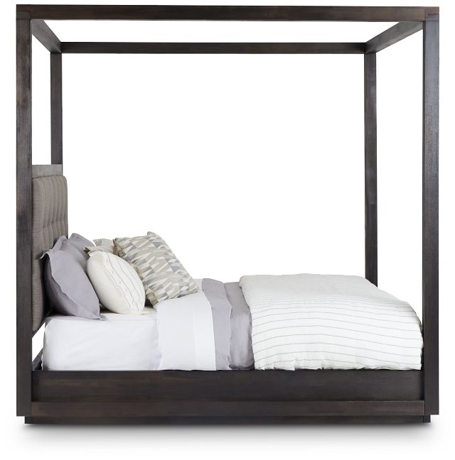 Madden Gray Uph Canopy Bed