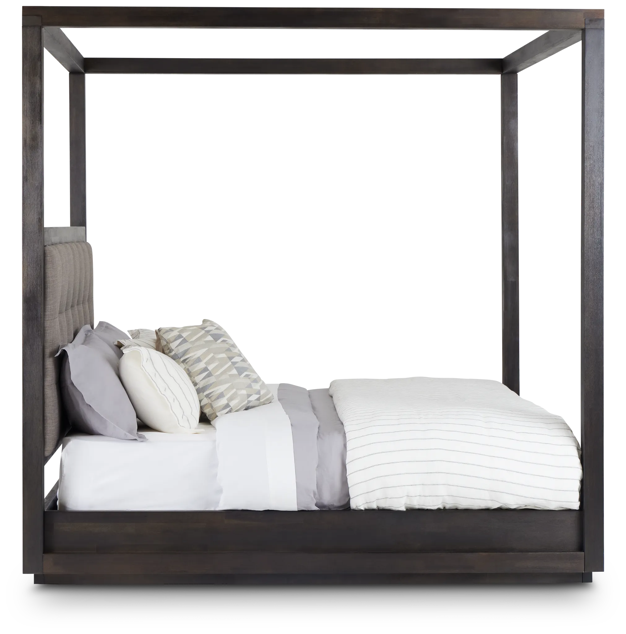 Madden Gray Uph Canopy Bed