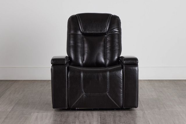 Meta Black Micro Power Recliner