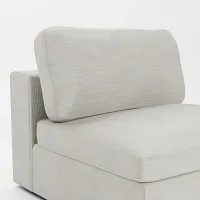 Destin Maguire Ivory Fabric Swivel Chair
