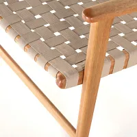 Four Hands Calim Light Beige Woven Chair