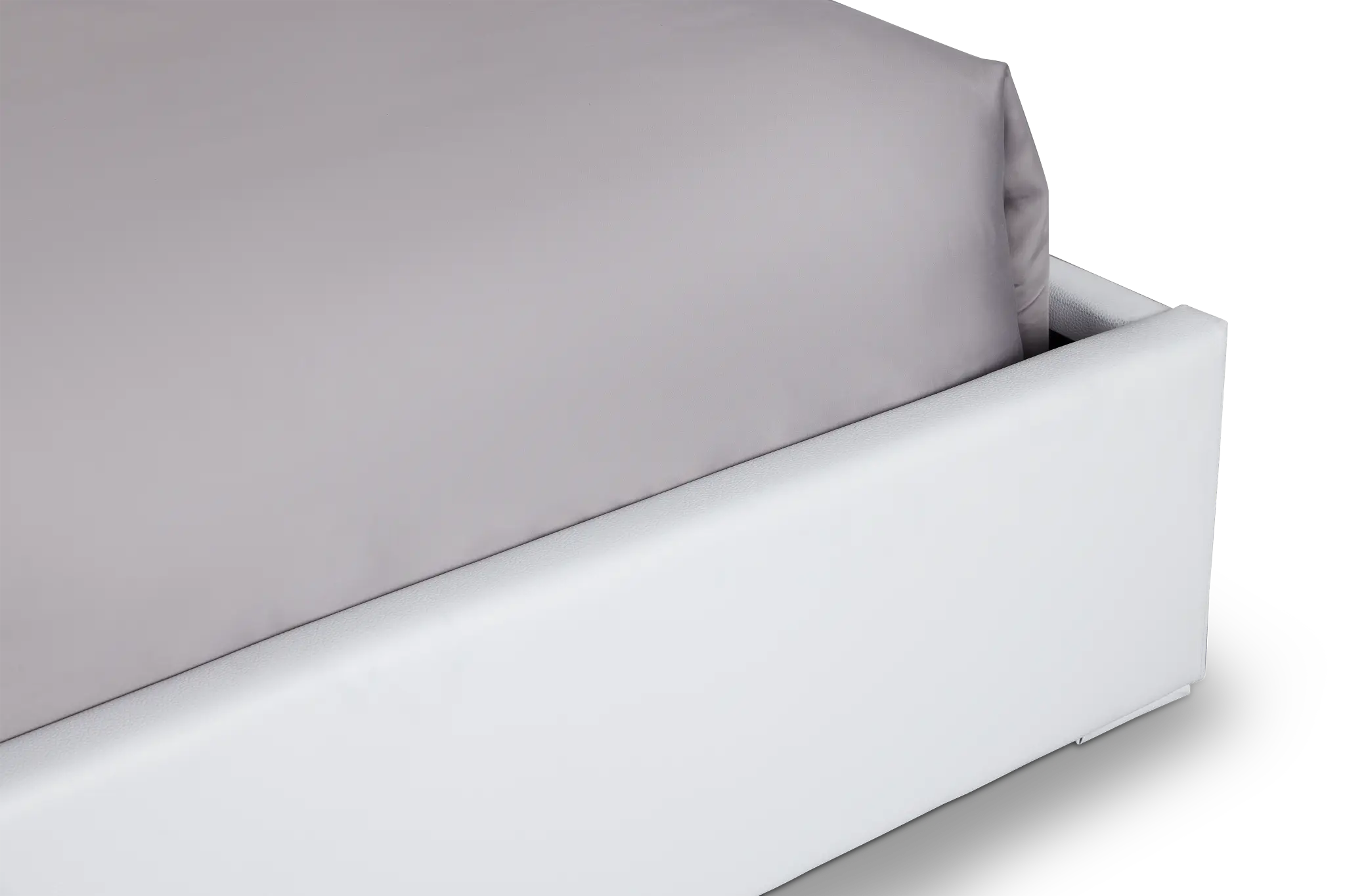 Doral White Uph Platform Bed Doral White Uph Platform Bed