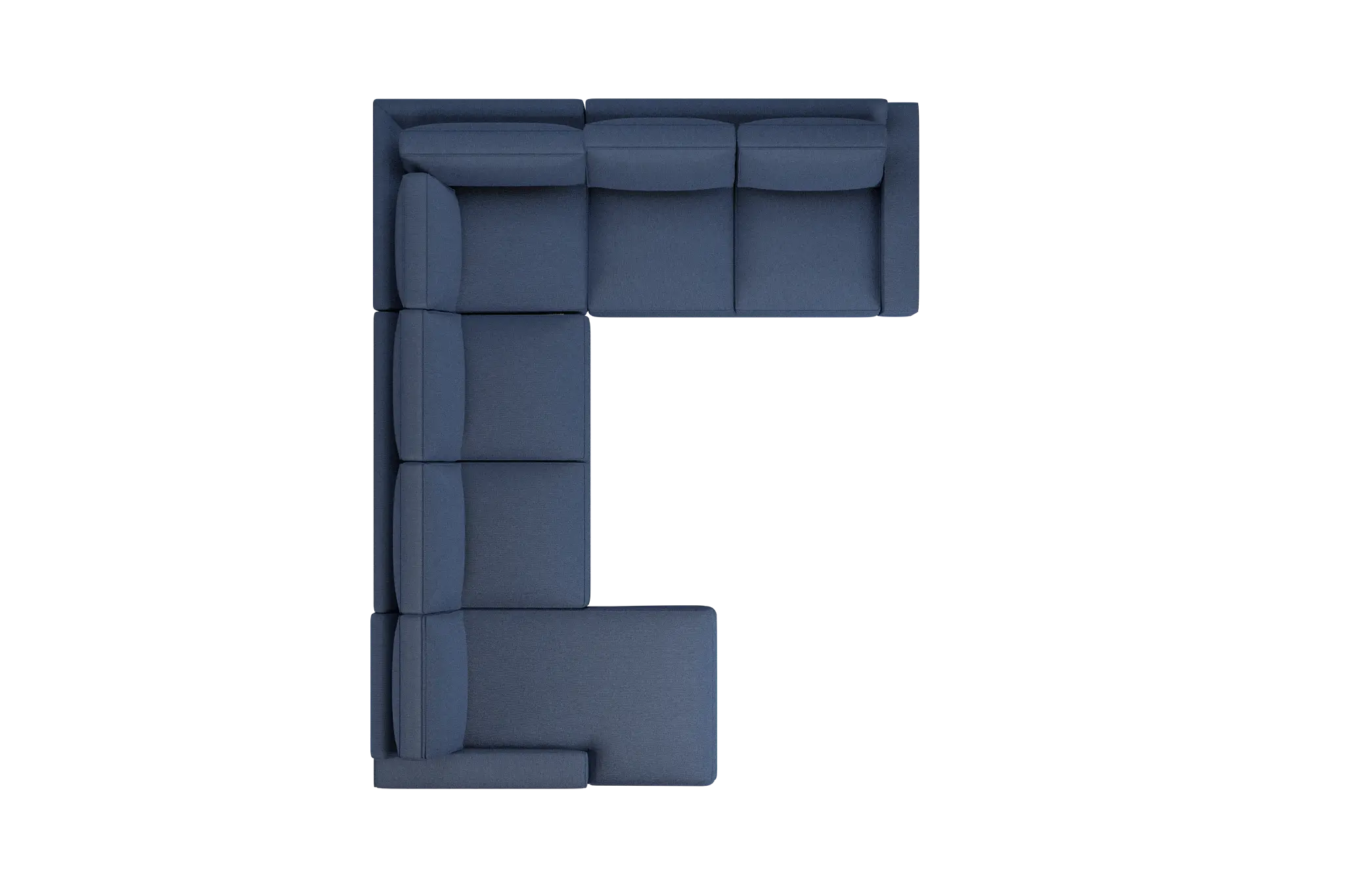 Edgewater Revenue Dark Blue Medium Left Chaise Sectional Edgewater Revenue Dark Blue Medium Left Chaise Sectional