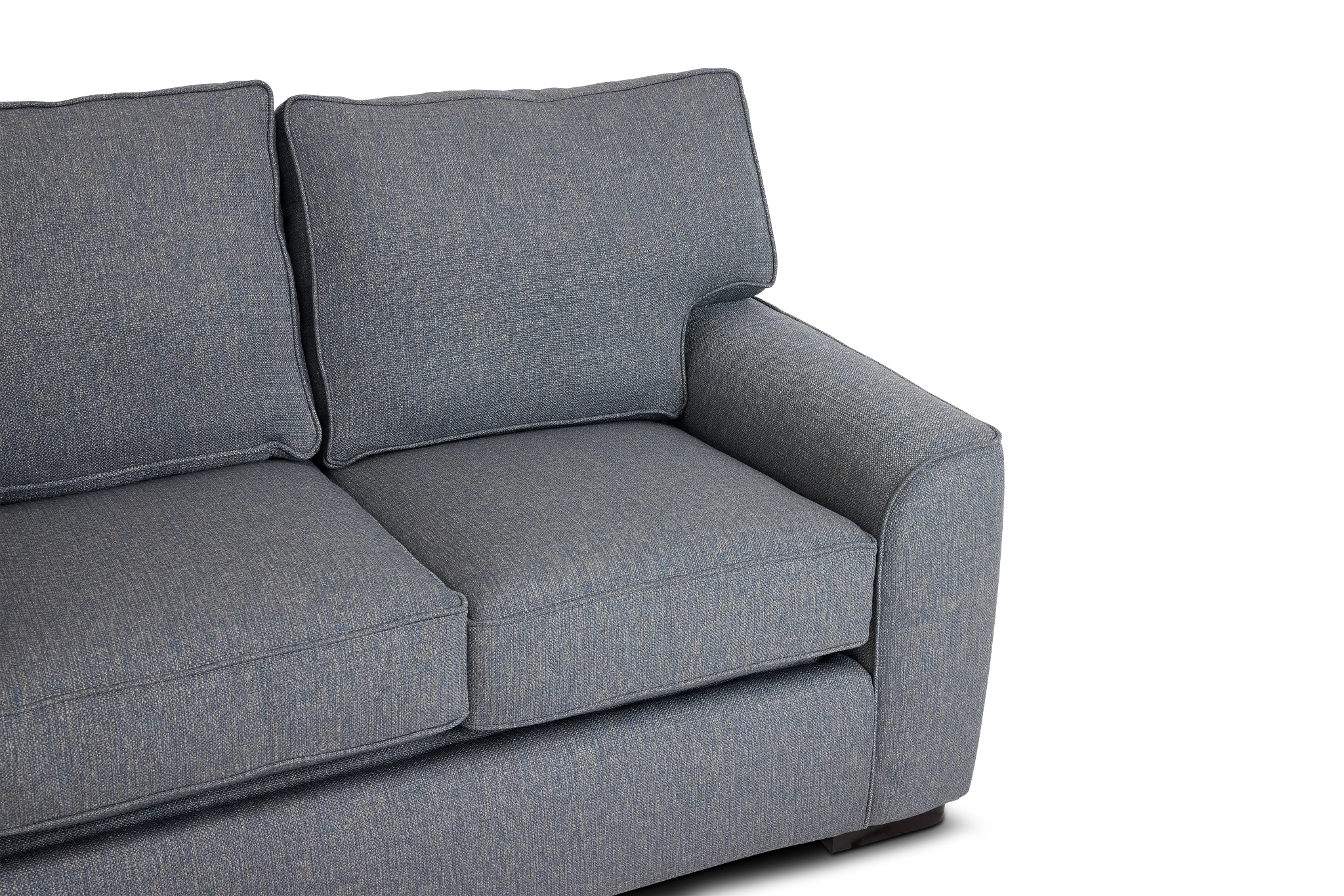 Austin Blue Fabric Memory Foam Sleeper