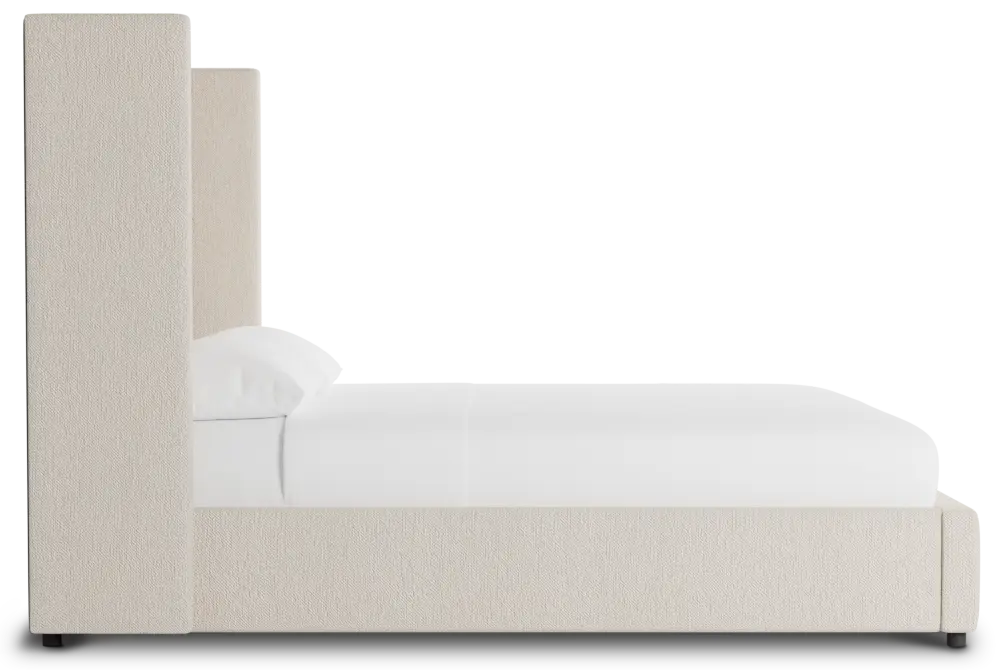 Captiva Revenue Beige 60" Upholstered Shelter Bed Captiva Revenue Beige 60" Upholstered Shelter Bed