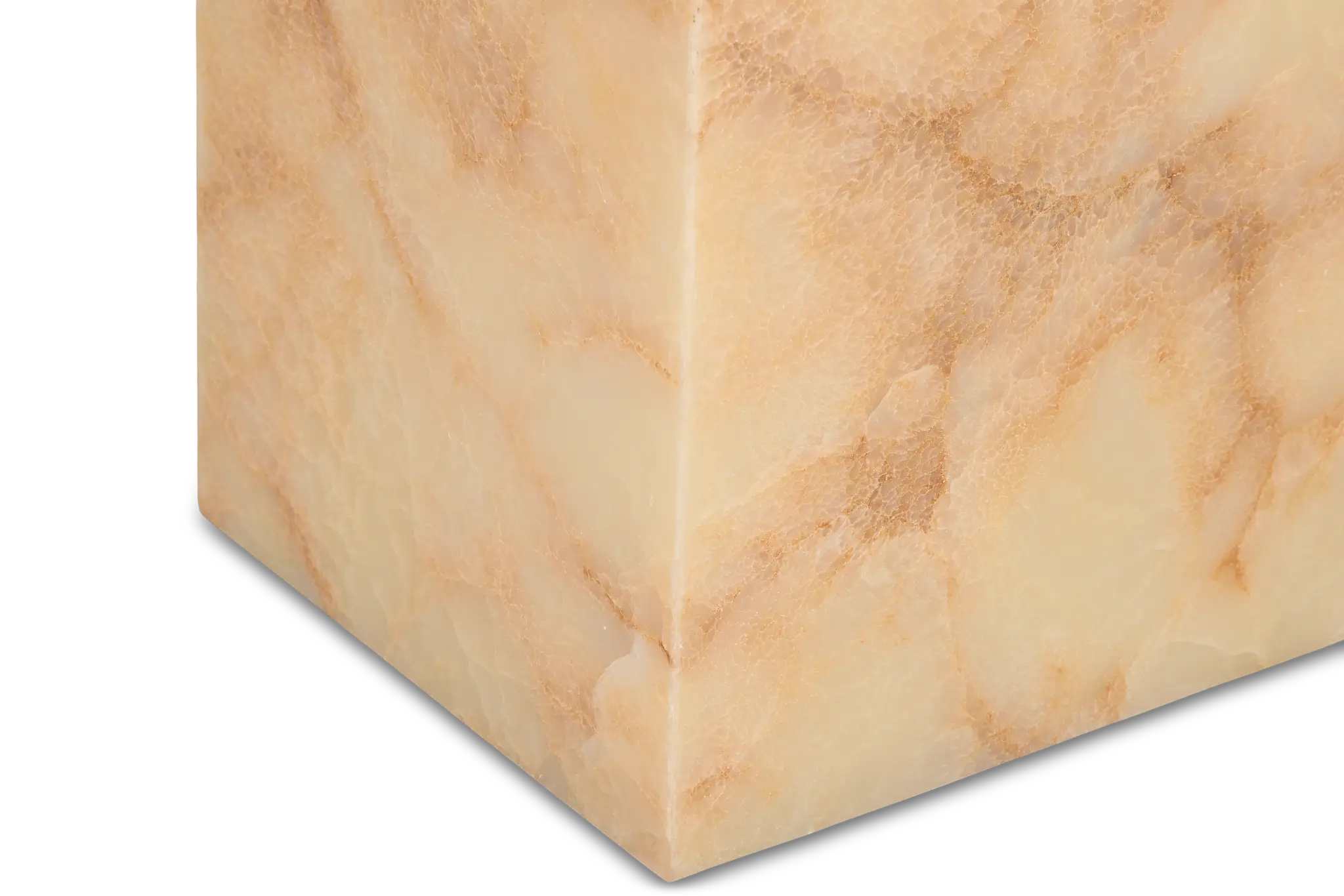 Haven White Stone Square End Table Haven White Stone Square End Table