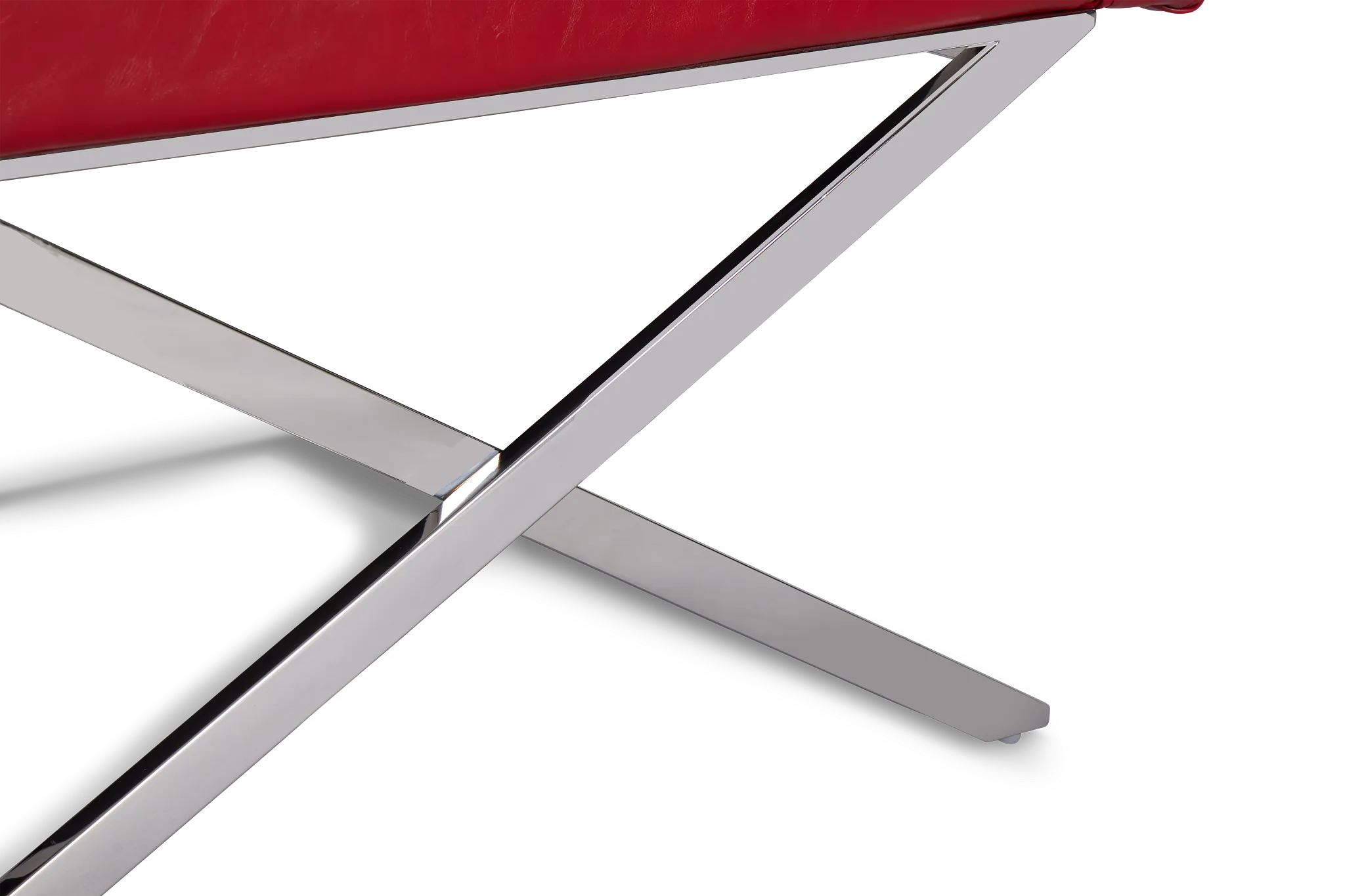 Leone Red Accent Chair