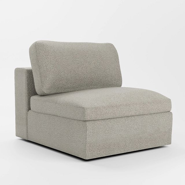 Destin Elite Gray Fabric Swivel Chair