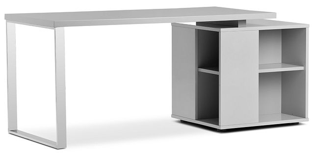 Vancouver Gray Storage Desk