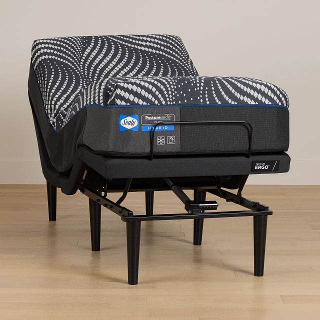 Sealy Posturepedic Plus High Point 14" Soft Ergo Smart Adjustable Mattress Set