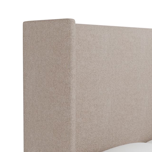 Captiva Elite Light Taupe 60" Upholstered Shelter Bed