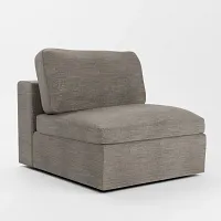 Destin Victory Gray Fabric Swivel Chair