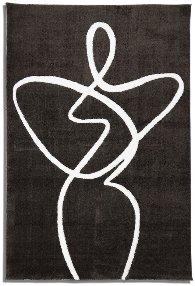 Mimi Dark Gray 8x10 Area Rug