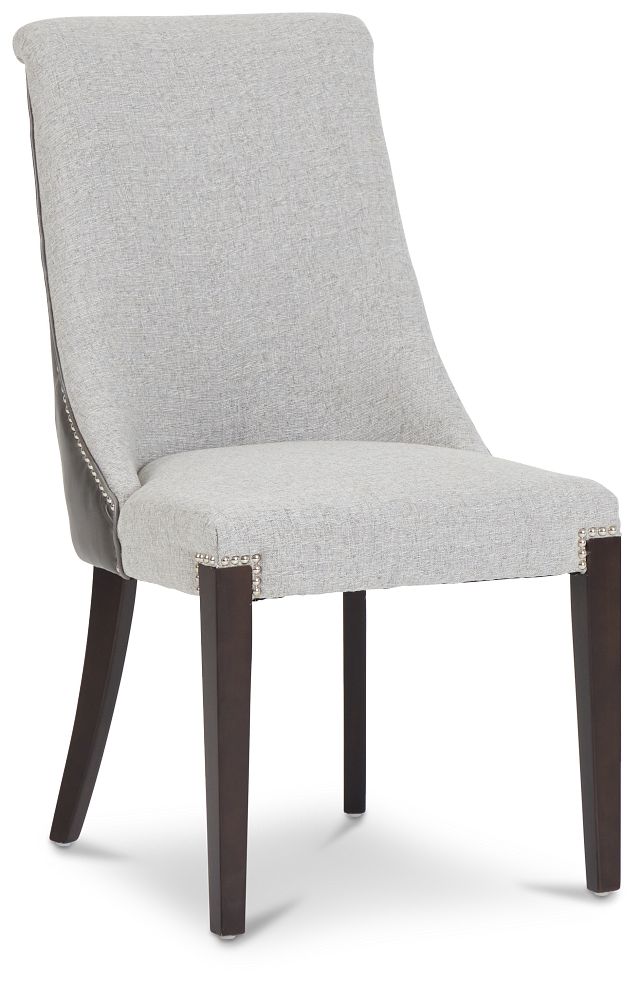 Brynn Light Gray Micro Side Chair (1)