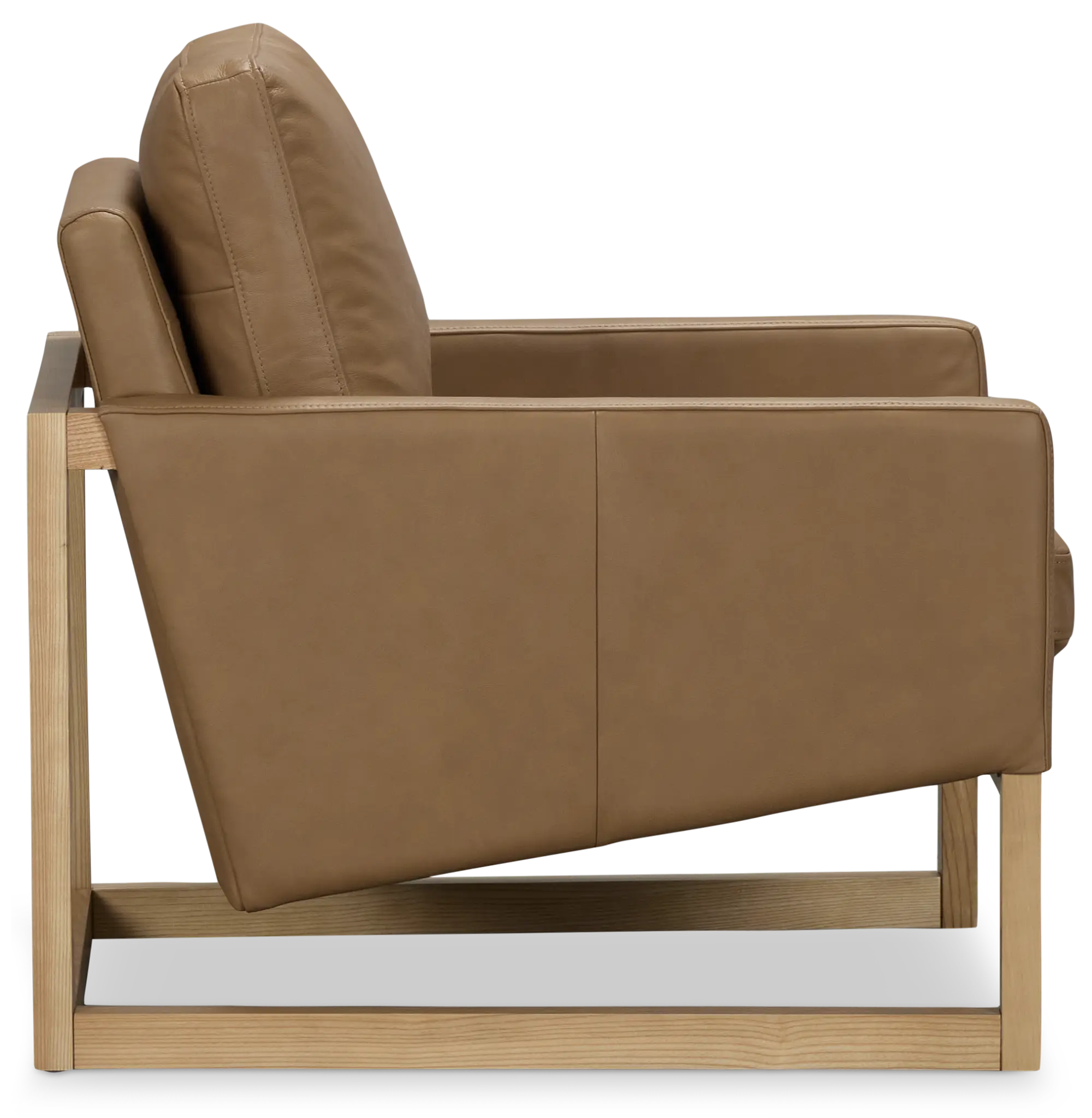 Phoebe Brown Leather Accent Chair Phoebe Brown Leather Accent Chair