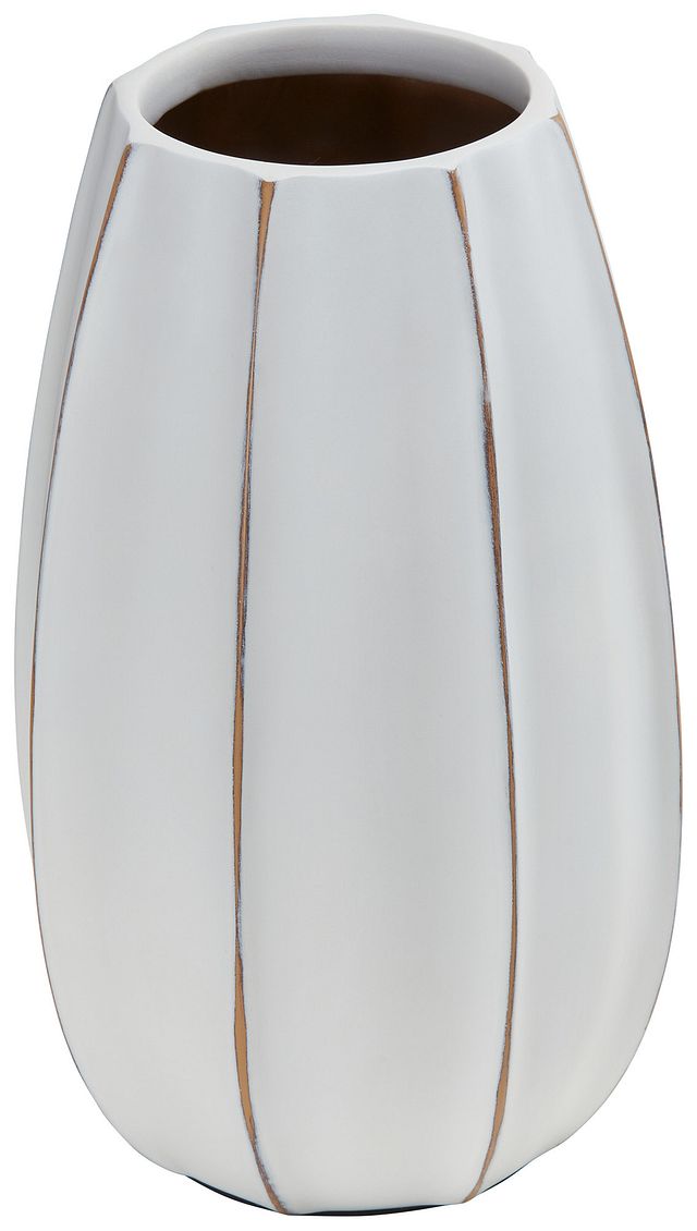Ezra White Vase