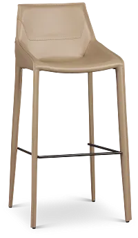 Wayne Beige 30" Upholstered Barstool