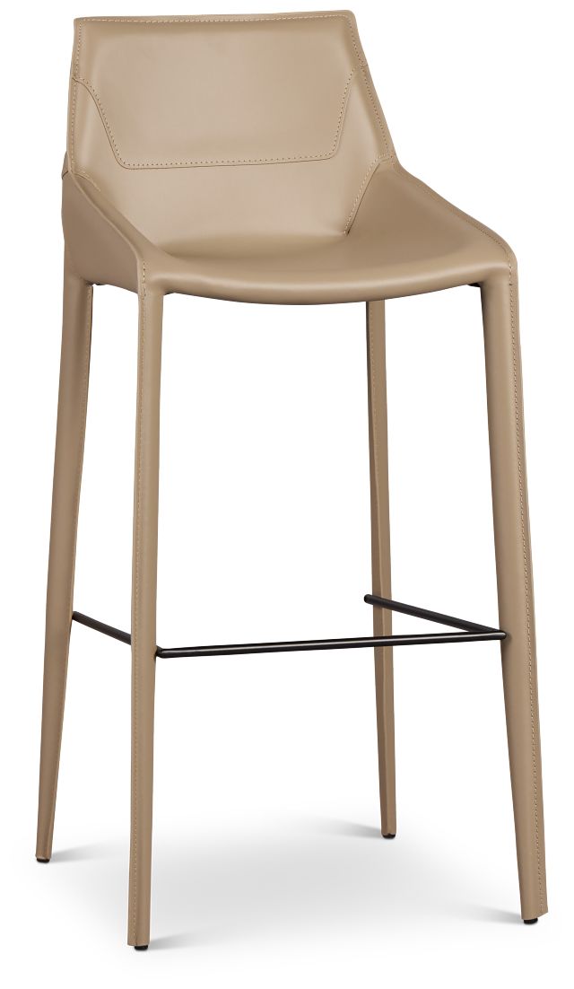 Wayne Beige 30" Upholstered Barstool
