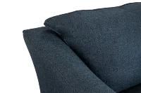 Avery Dark Blue Fabric Loveseat