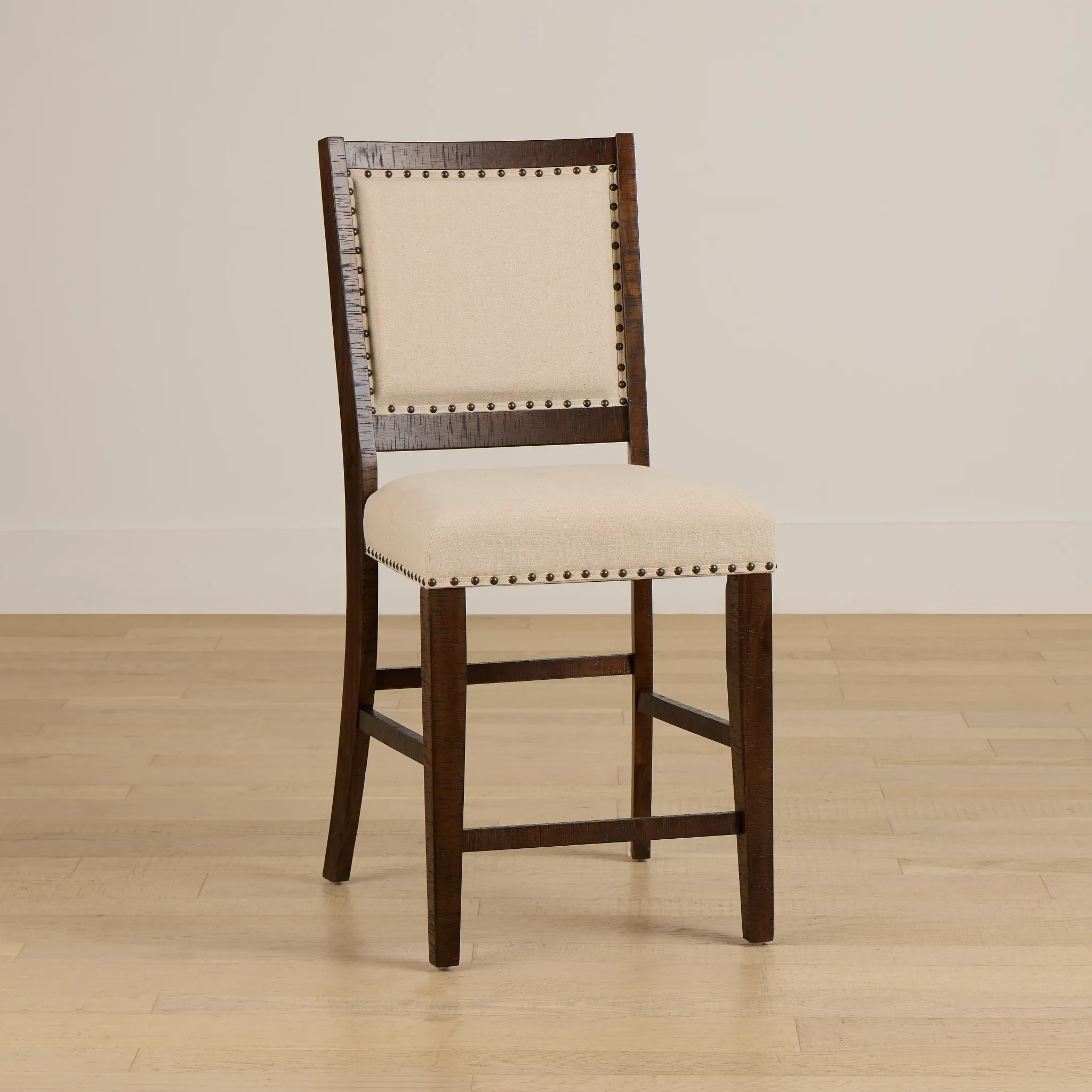 Joplin Dark Tone 24" Upholstered Barstool