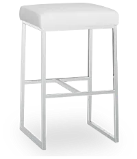 Miami Whitefabric 30" Stool