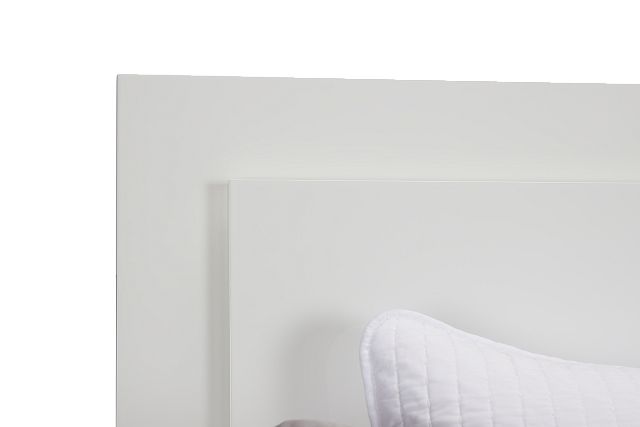 Verona White Platform Bed