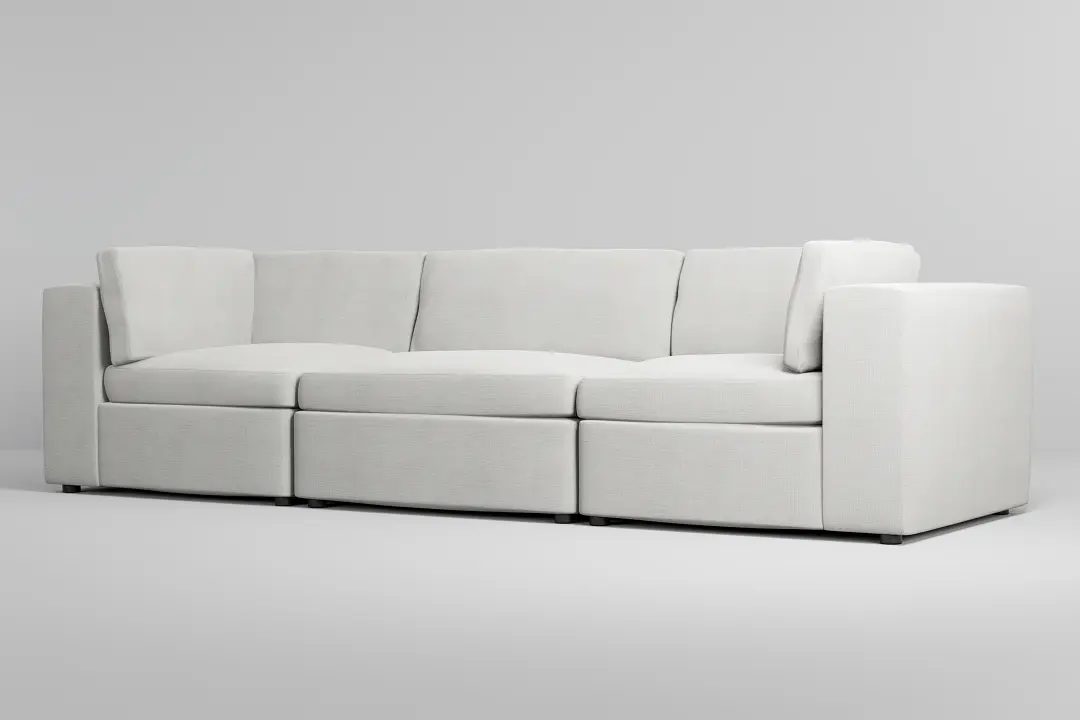 Destin Maguire Ivory Fabric 3-piece Modular Sofa Destin Maguire Ivory Fabric 3-piece Modular Sofa