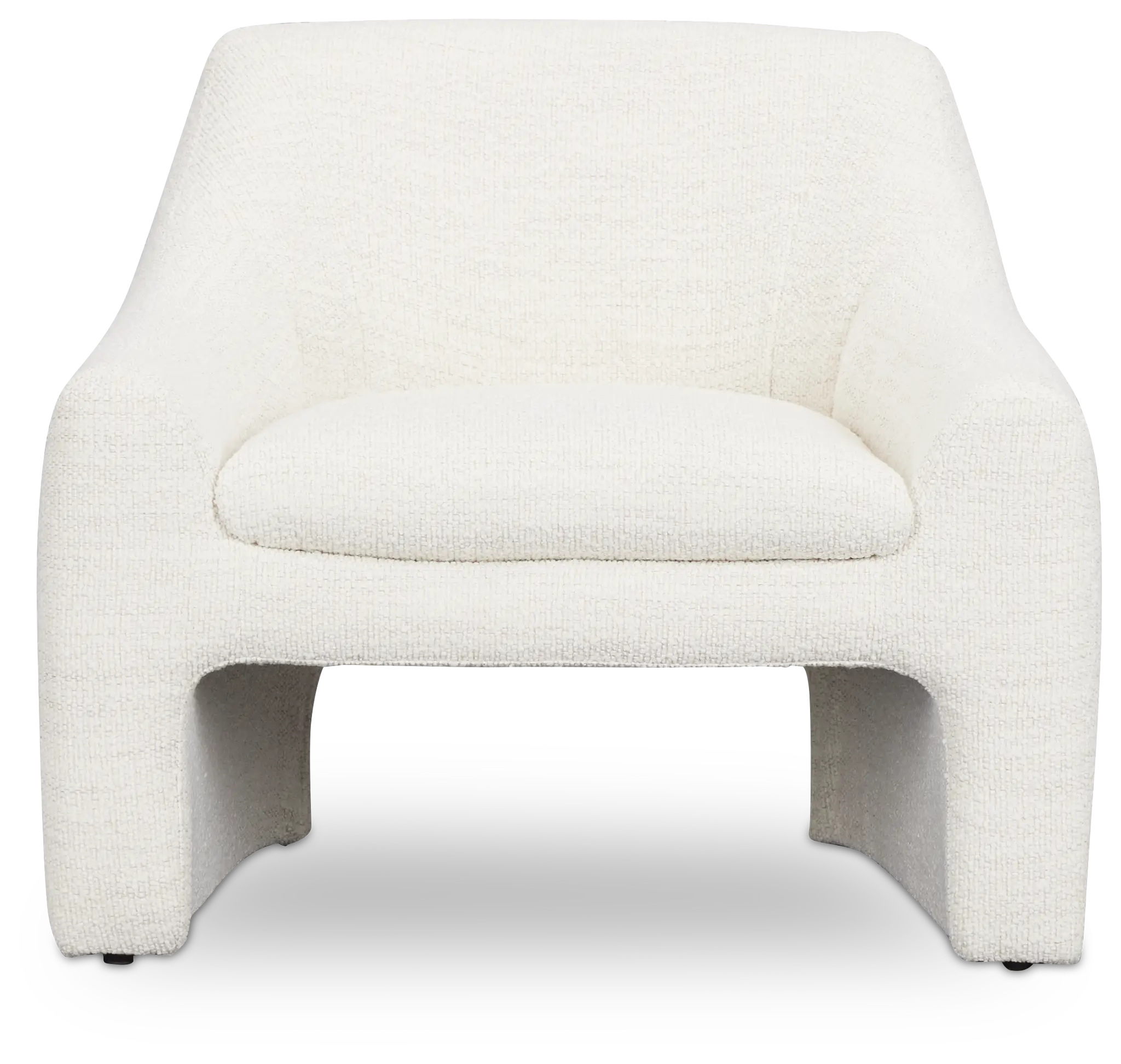 Carter White Fabric Accent Chair Carter White Fabric Accent Chair