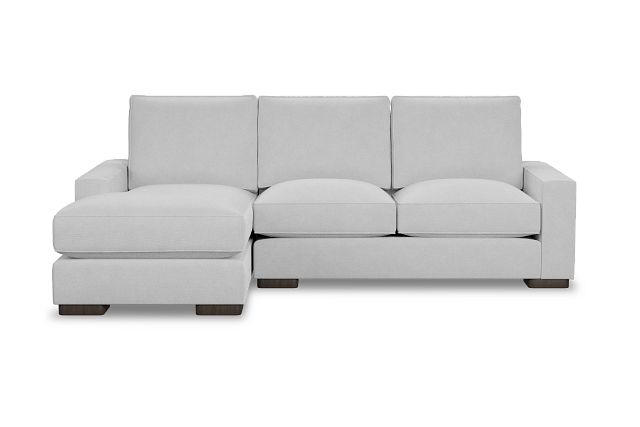 Edgewater Suave White Left Chaise Sectional