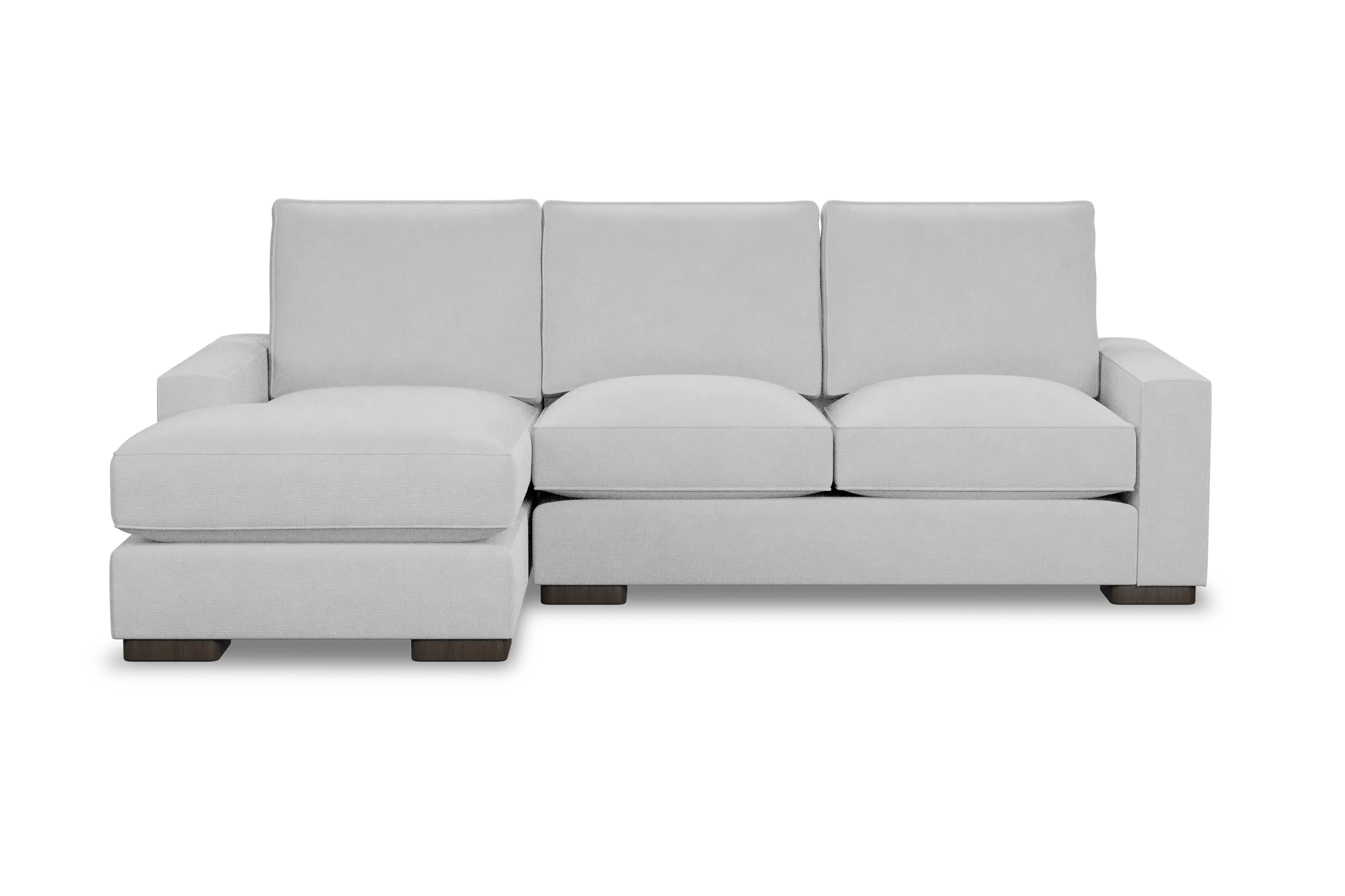 Edgewater Suave White Left Chaise Sectional