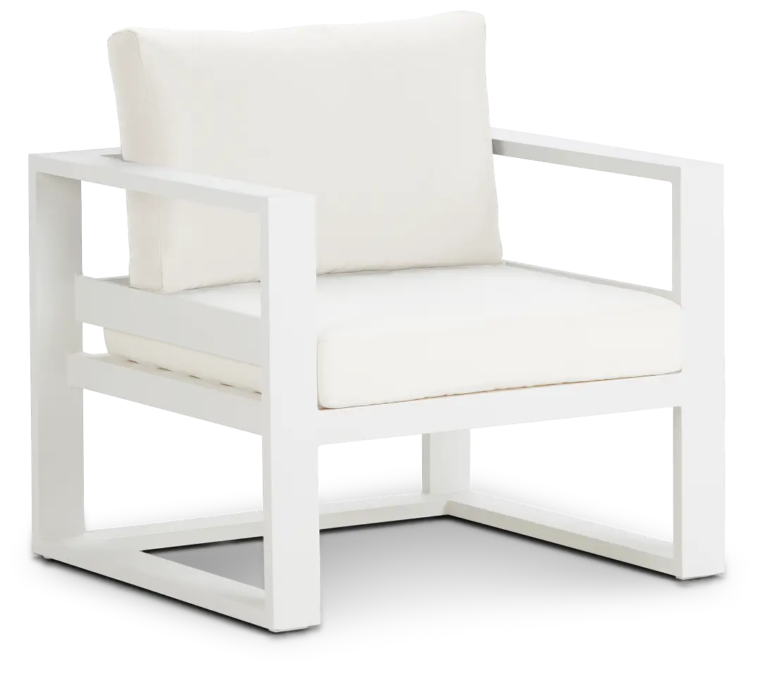Lisbon White Aluminum Chair Lisbon White Aluminum Chair